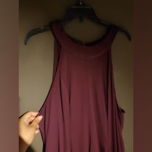 Torrid Burgandy Halter Dress